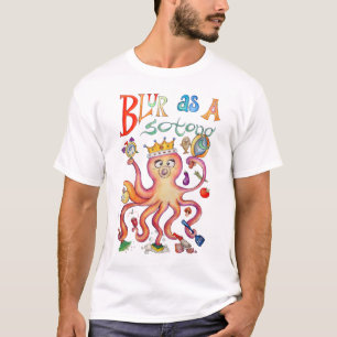 Camiseta T-shirt da rainha do borrão para senhoras