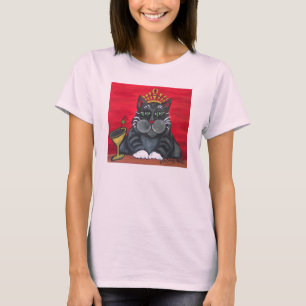 Camiseta T-shirt da rainha do gato