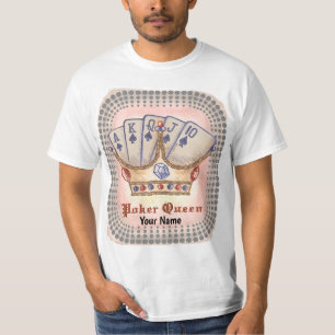Camiseta T-shirt da rainha do póquer