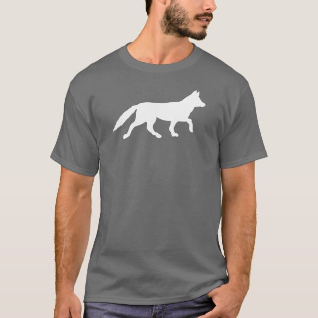 Camiseta T-shirt da Raposa de Prata (Frente)