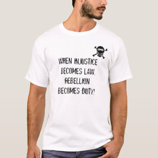 Camiseta T-shirt da rebelião