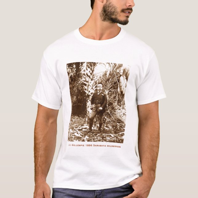 Camiseta T-shirt da região selvagem de J.H. Gillespie (Frente)