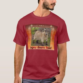 Camiseta t-shirt da regra das cabras do pigmeu