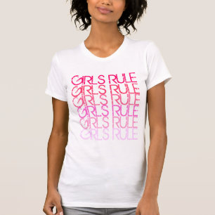 CAMISETA T-SHIRT DA REGRA DAS MENINAS