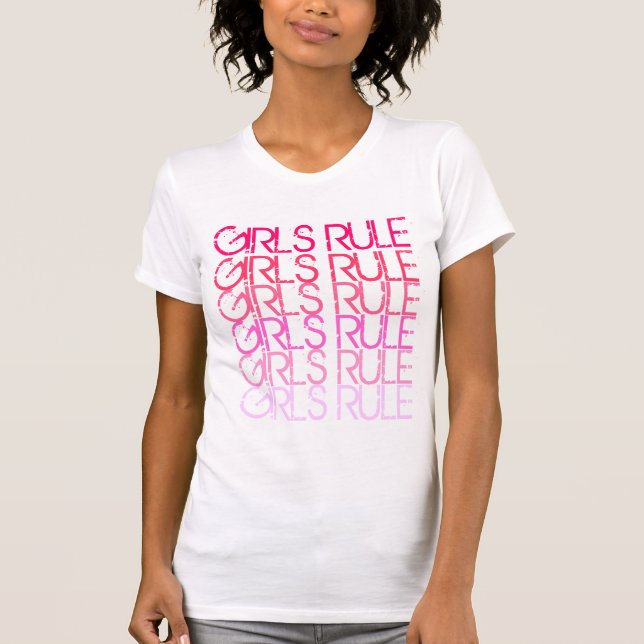 CAMISETA T-SHIRT DA REGRA DAS MENINAS (Frente)