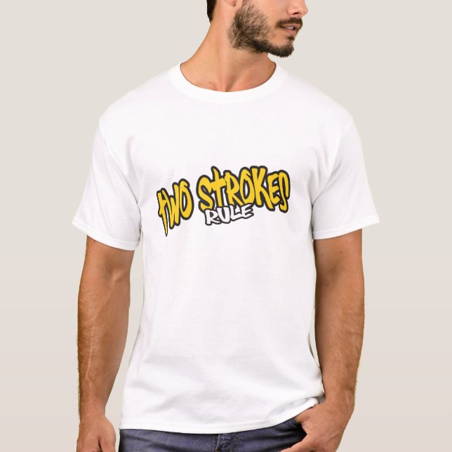 Camiseta T-shirt da regra de dois cursos (Frente)