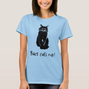 Camiseta T-shirt da regra dos gatos pretos