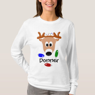 Camiseta T-shirt da rena de Donner