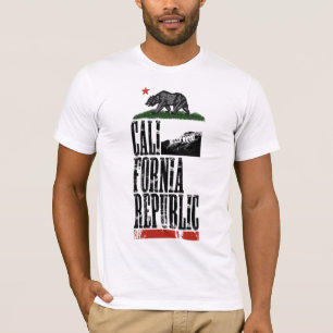Camiseta T-shirt da REPÚBLICA de CALIFÓRNIA