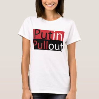 Camiseta T-shirt da retirada do Putin das mulheres