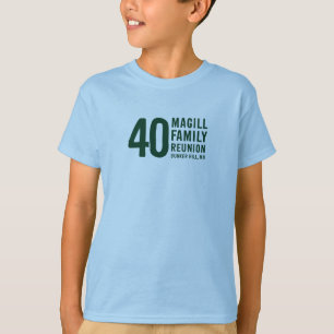 Camiseta T-shirt da reunião de Magill: Design B