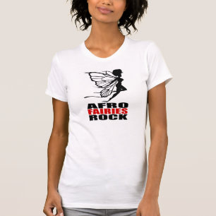 Camiseta T-shirt da rocha das fadas do Afro