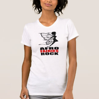 Camiseta T-shirt da rocha das fadas do Afro