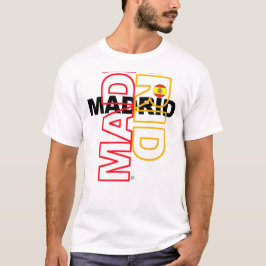 Camiseta T-shirt da rocha de Madrid