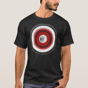 Camiseta T-shirt da roda do fio de Spoked da crosta de