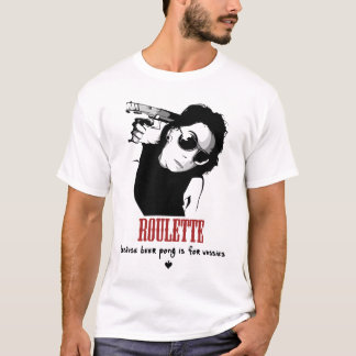 Camiseta T-shirt da roleta de russo
