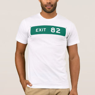 Camiseta T-shirt da rota 37 da saída 82 do Parkway de