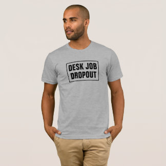 Camiseta T-shirt da saída do trabalho de mesa