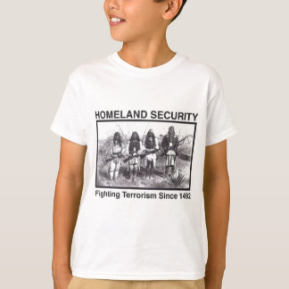 Camiseta T-shirt da segurança interna do nativo americano