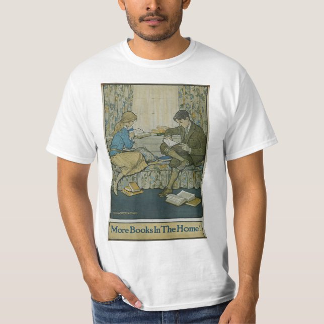 Camiseta T-shirt da semana de livro de 1924 crianças (Frente)