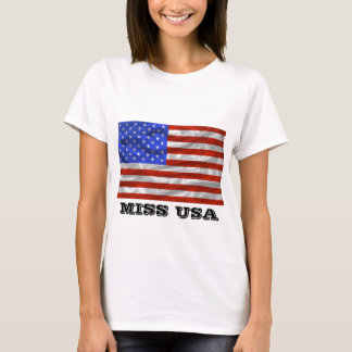 Camiseta T-shirt da senhorita EUA