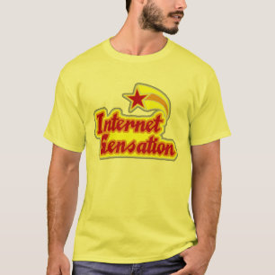 Camiseta T-shirt da sensação do Internet