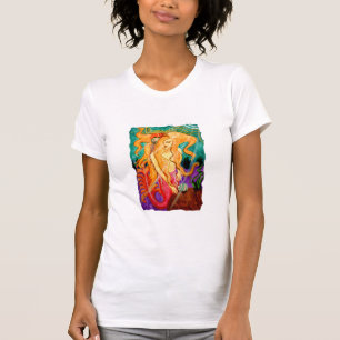 Camiseta T-shirt da sereia da sirene de Sanibel