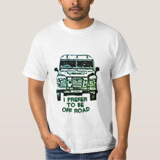 Camiseta T-shirt da série de Land Rover