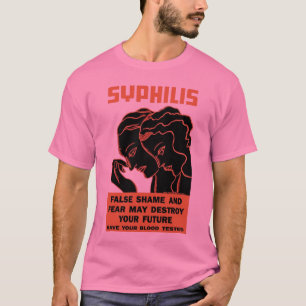 Camiseta T-shirt da sífilis