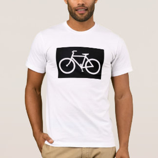 Camiseta T-shirt da silhueta da bicicleta