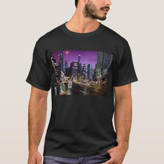 Camiseta T-shirt da skyline de Chicago