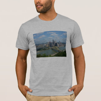 Camiseta T-shirt da skyline de Pittsburgh