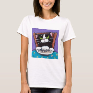 Camiseta T-shirt da sopa da cauda dos peixes