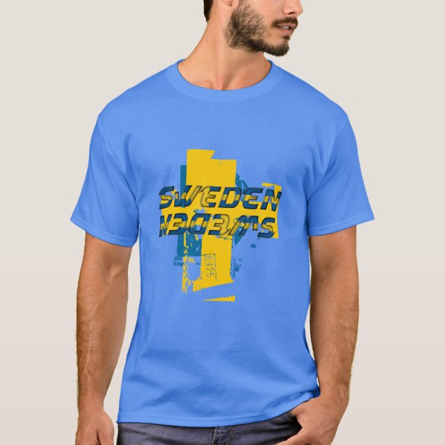 Camiseta T-shirt da suecia (Frente)