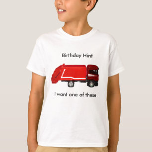Camiseta T-shirt da sugestão do aniversário (6-8 anos)