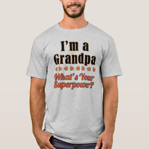 Camiseta T-shirt da superpotência do vovô