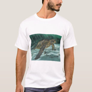 Camiseta T-shirt da tartaruga de mar