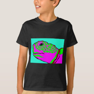 Camiseta T-shirt da tartaruga de mar do menino