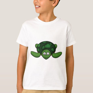 Camiseta T-shirt da tartaruga dos desenhos animados dos