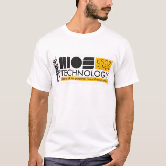 Camiseta T-shirt da tecnologia MOS 6502 e Kim-1
