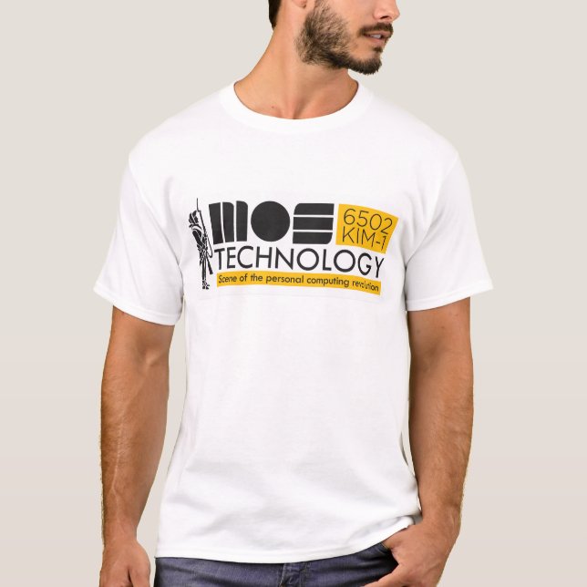 Camiseta T-shirt da tecnologia MOS 6502 e Kim-1 (Frente)