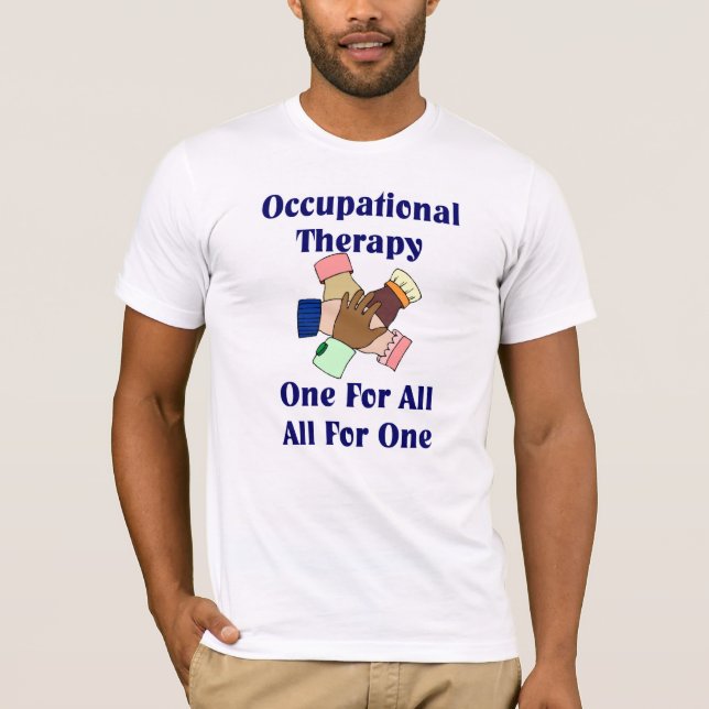 Camiseta T-shirt da terapia ocupacional (Frente)