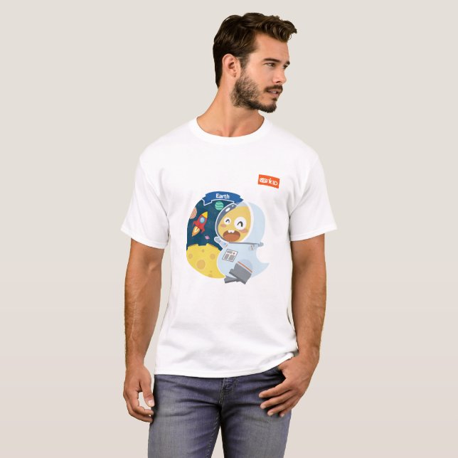 Camiseta T-shirt da terra de VIPKID (Frente Completa)