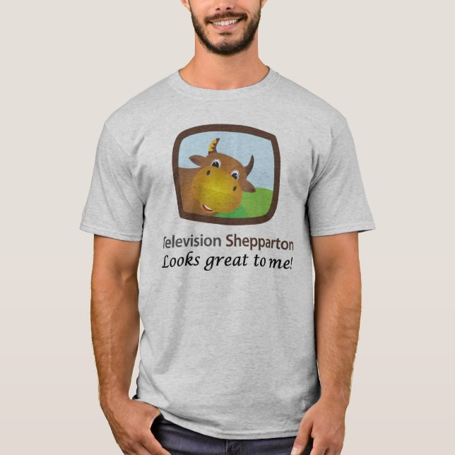 Camiseta T-shirt da tevê Shepparton (Frente)