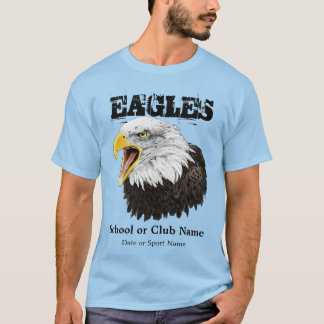 Camiseta T-shirt da Ti-tintura dos esportes de Eagles