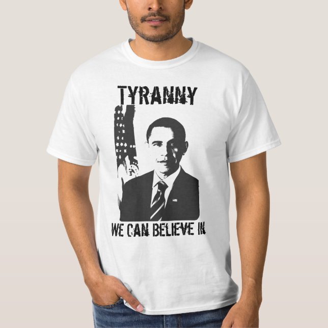 Camiseta T-shirt da tirania (Frente)