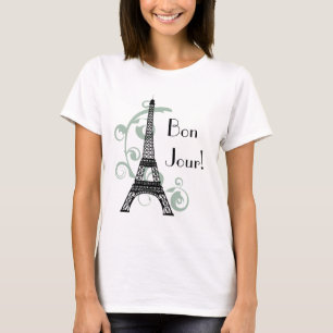 Camiseta T-shirt da torre Eiffel