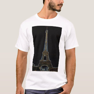 Camiseta T-shirt da torre Eiffel