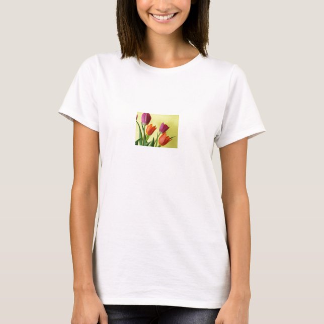 Camiseta T-shirt da tulipa (Frente)