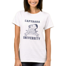 T-Shirt da Universidade de Capybara